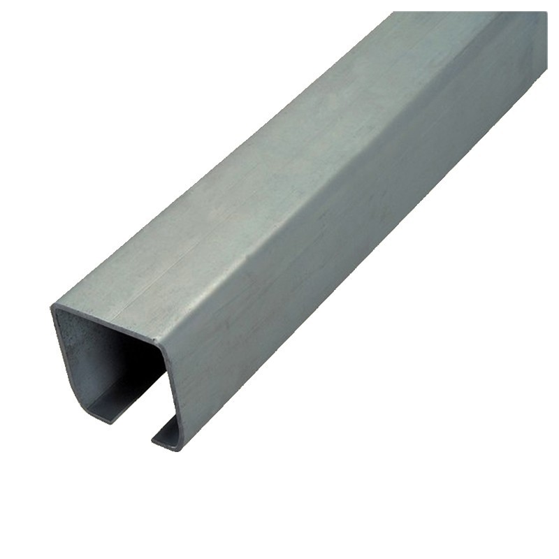 Rail pour portail autoportant cantilever 3m 98x98mm en acier