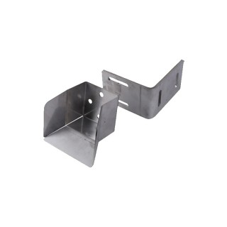 Avaloir butoir réglable pour rail 72x72mm de rail portail autoportant