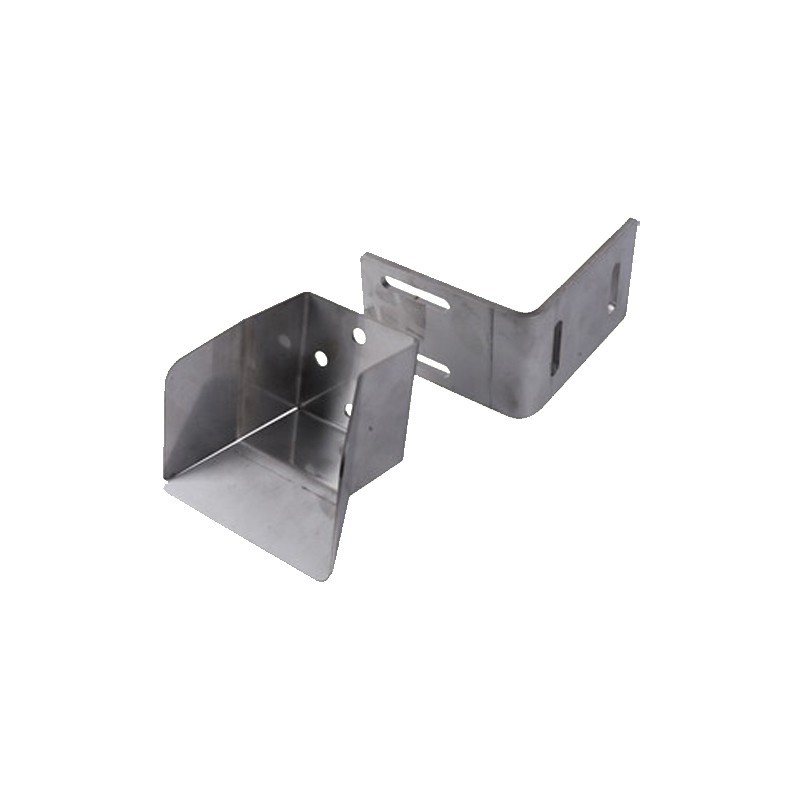 Avaloir butoir réglable pour rail 72x72mm de rail portail autoportant