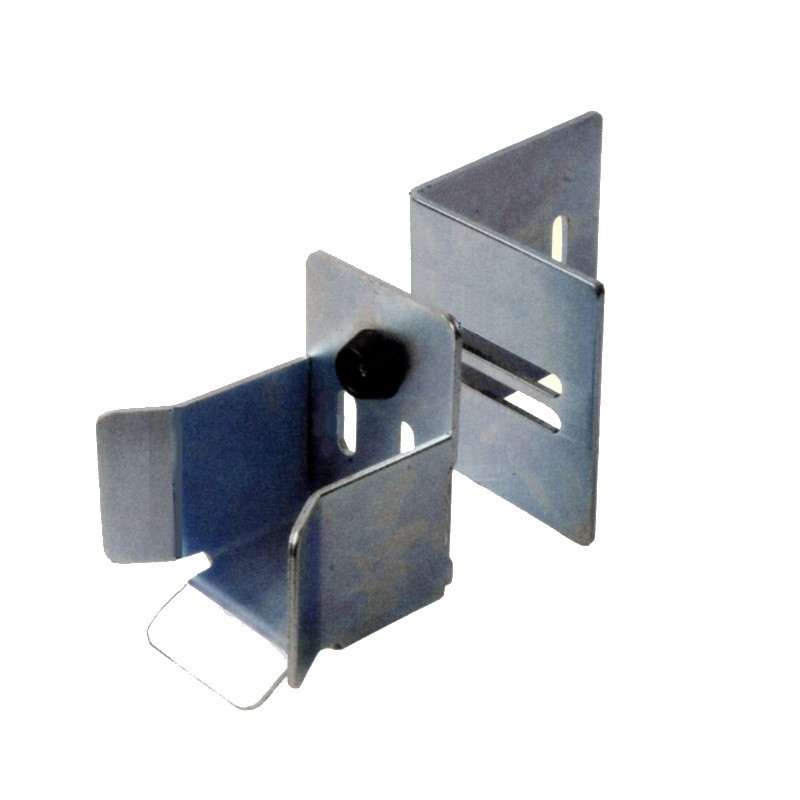 Avaloir butoir réglable pour rail 68x68mm de rail portail autoportant