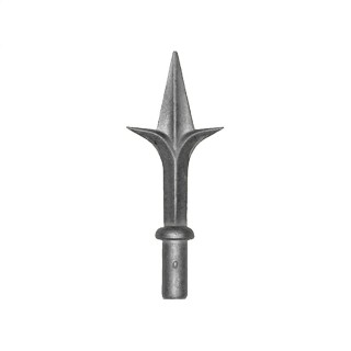 Pointes de lances fleurs de lys aluminium embout ø10mm à ø16mm