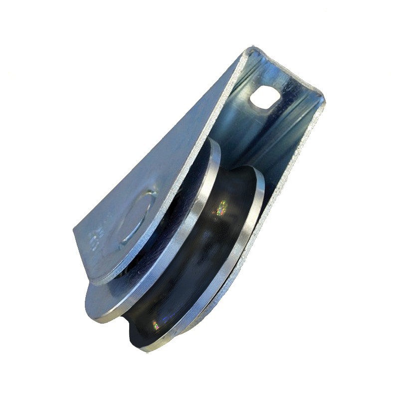 Roulette à visser avec gorge en U de 16 bandage polyamide ø60mm