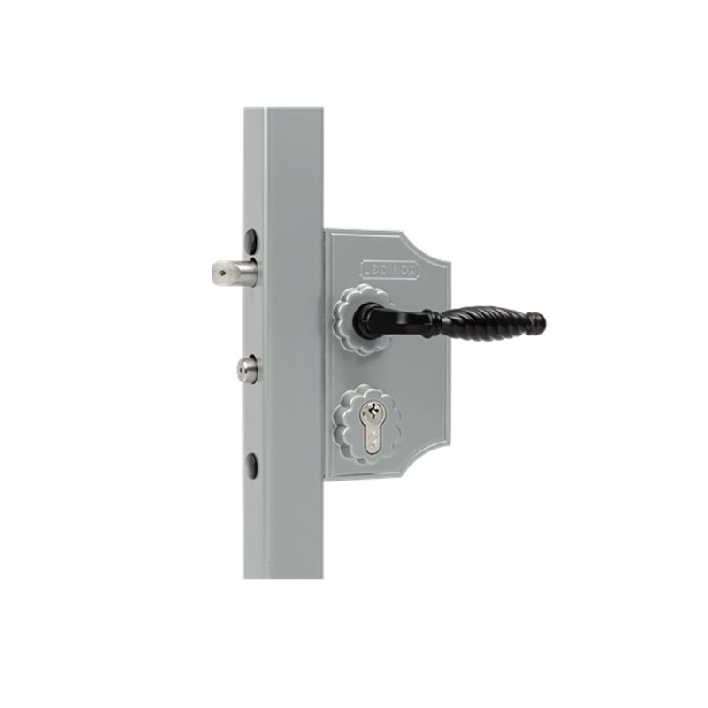 Serrures Locinox style industriel pour portail à battants haute qualité
