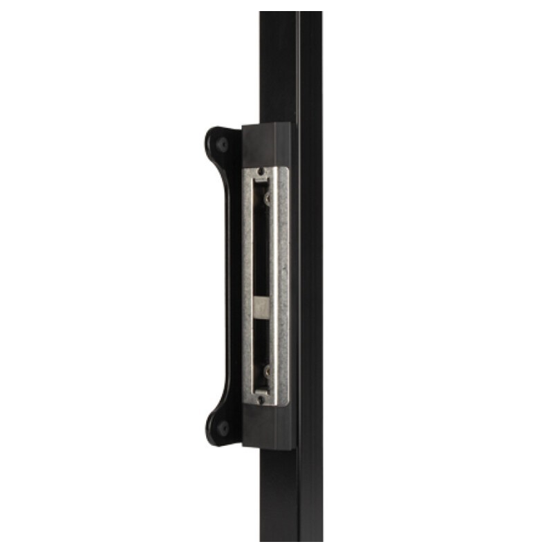 Gâche en applique Locinox réversible pour tube de 40x40 à 60x60mm