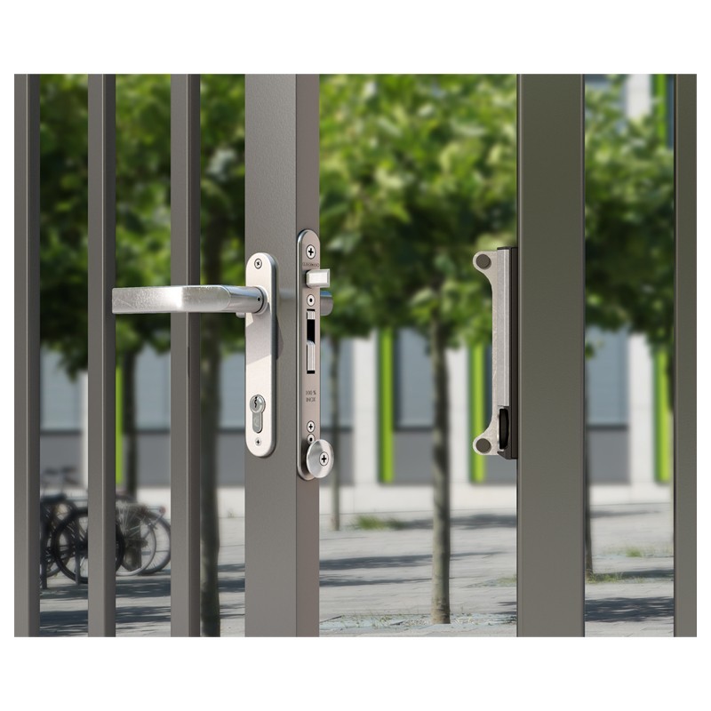 Serrures en inox Locinox pour ortails à battants tubes 40,50 ou 60mm