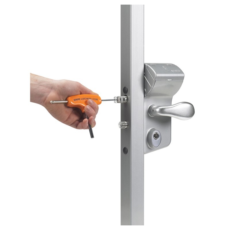 Serrures Locinox à code mécanique pour portail à battants 40à60mm