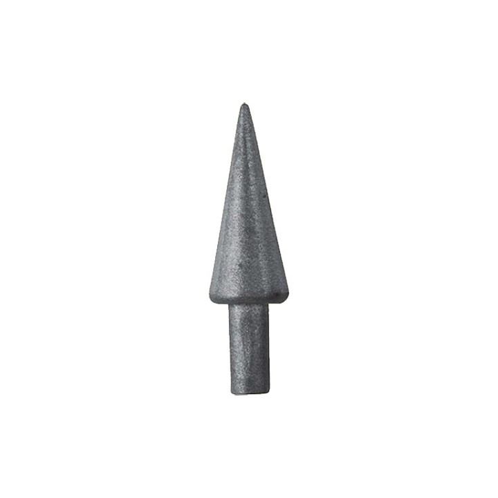Pointe de lance effilée aluminium 70mm embout ø15,5mm à coller