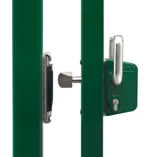 Serrures Locinox style industriel pour portail coulissants 40 à 80mm