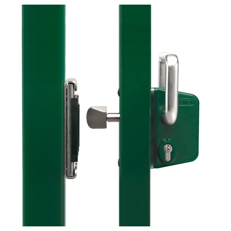 Serrures Locinox style industriel pour portail coulissants 40 à 80mm