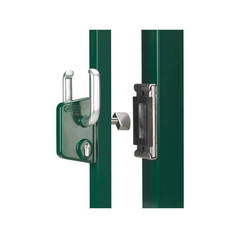 Serrures Locinox style industriel pour portail coulissants 40 à 80mm