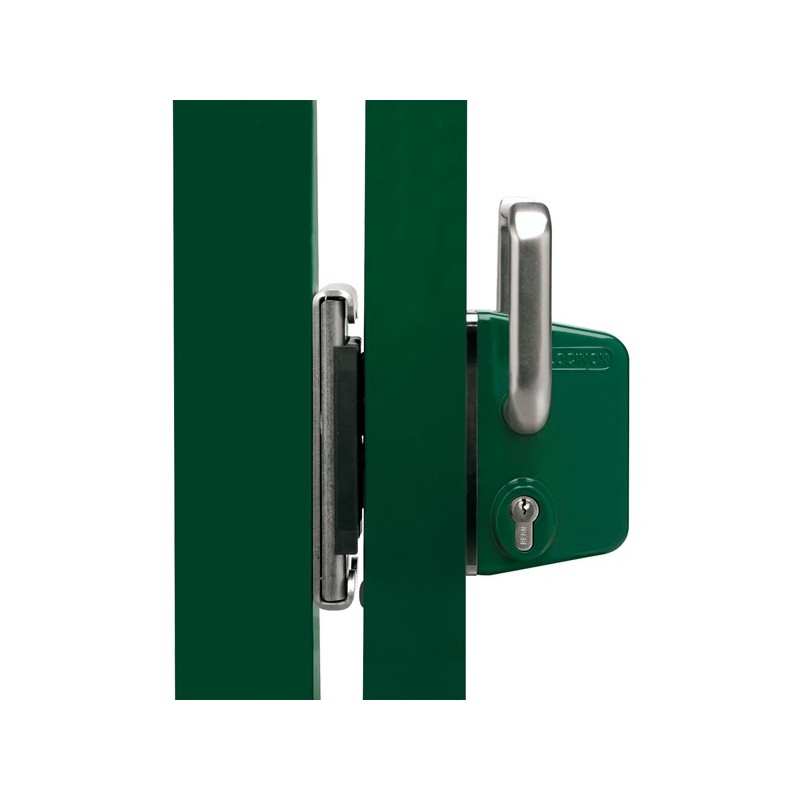 Serrures Locinox style industriel pour portail coulissants 40 à 80mm