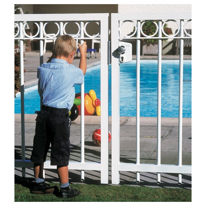 Bouton de porte de sécurité pour piscines Locinox pour serrure