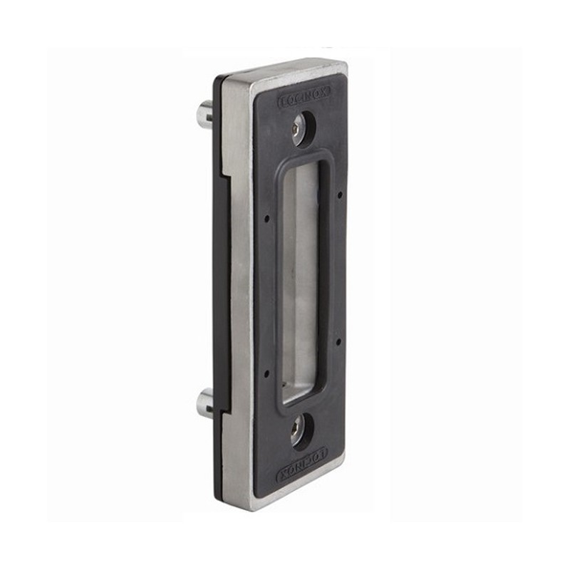 Gâches Locinox pour portails coulissants pour tubes carrés de 80x80