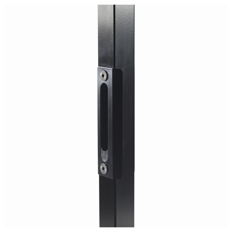 Gache locinox pour portails ouvrants à battants à encastrer 40x40mm