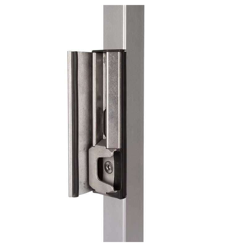 Gache locinox securite pour portails ouvrants à battants en applique