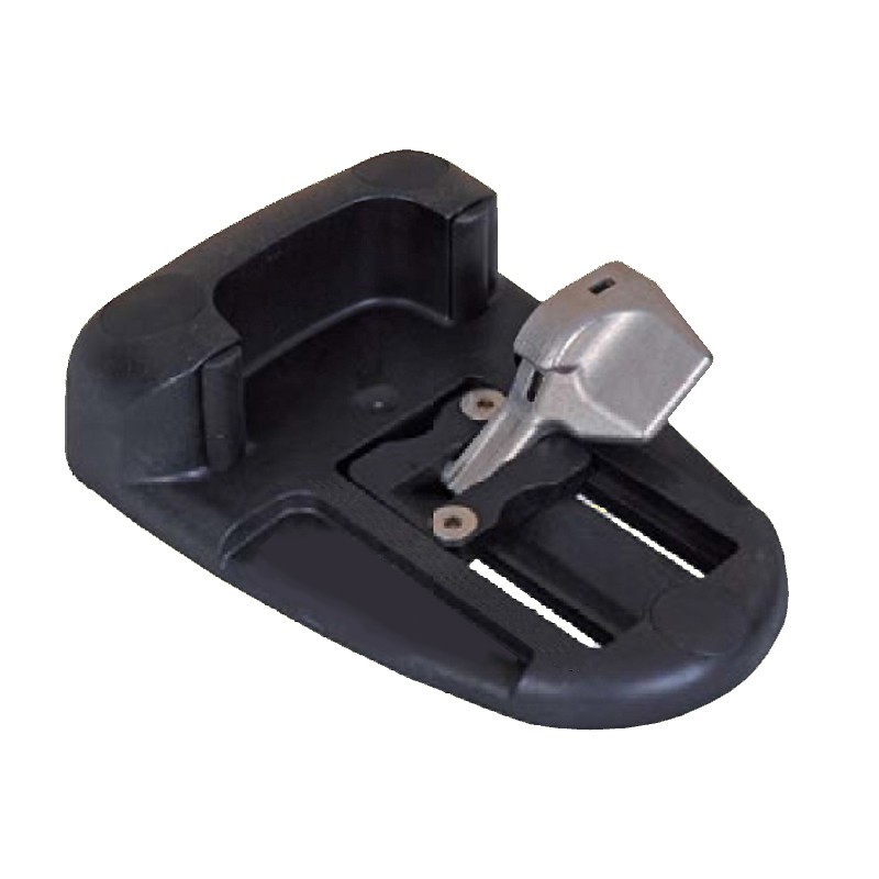 Sabots de portails en résine avec basculeur au pied en acier inox