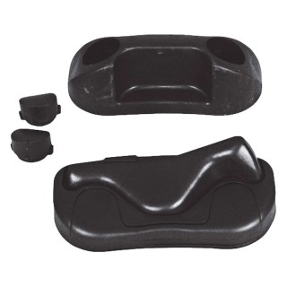 Sabots de portails réglables avec basculeur au pied en polyamide