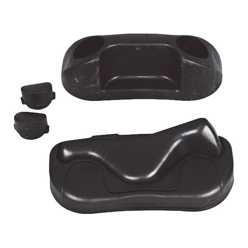 Sabots de portails réglables avec basculeur au pied en polyamide