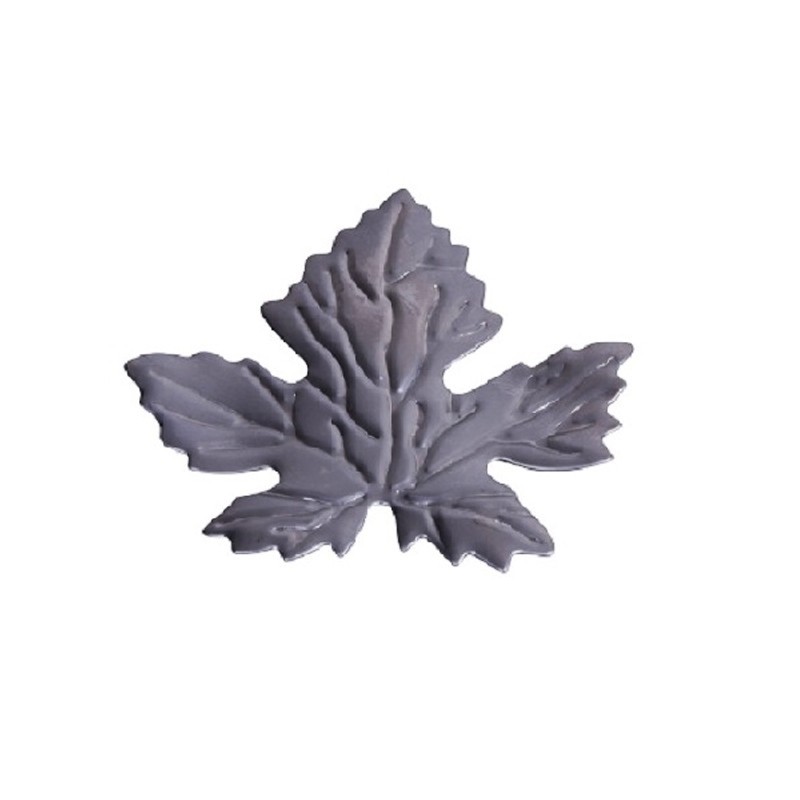 Feuilles de vigne décoratives acier emboutie hauteur 55 et 70mm