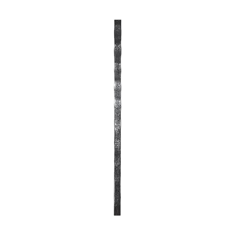 barres martelées profilés martelés 4 faces 2m en 12x12 et 14x14mm