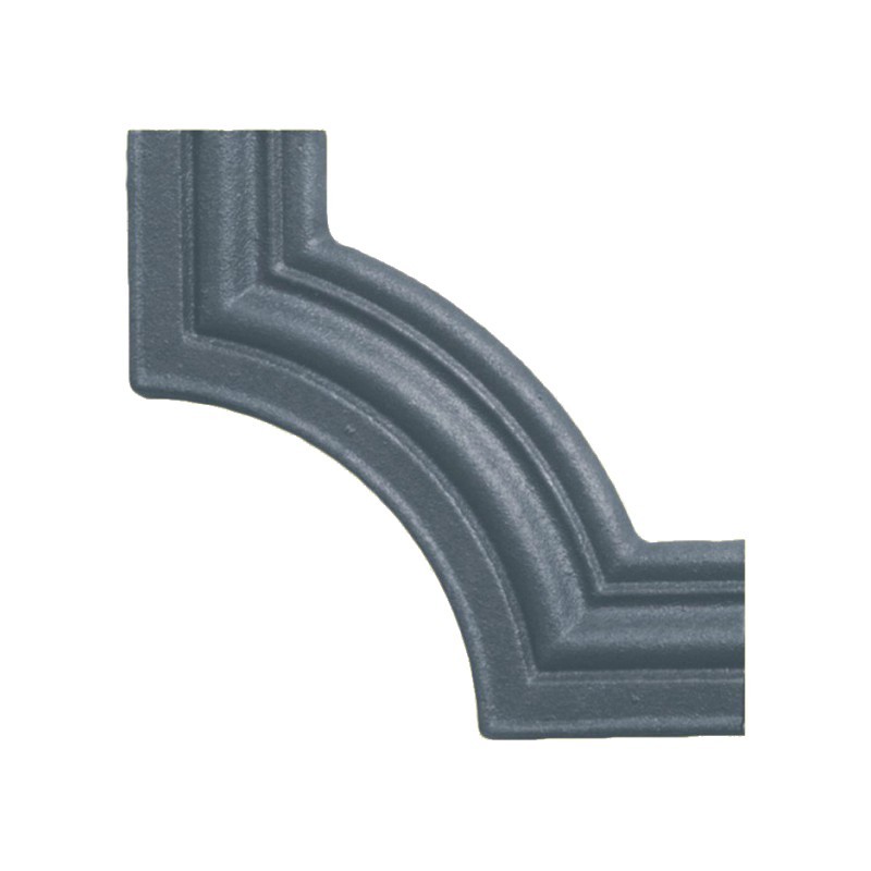 Décors d'angles moulurés pour soubassements de portails vérandas