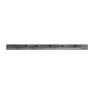 lisse basse de portail ou clôture 40x30mm percée de 14 trous Ø17mm