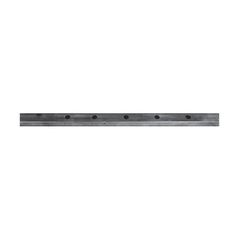 lisse basse de portail ou clôture 40x30mm percée de 14 trous Ø17mm