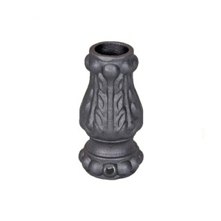 Garniture  courte  nervurée  en fonte avec vis de blocage M5 ø16mm