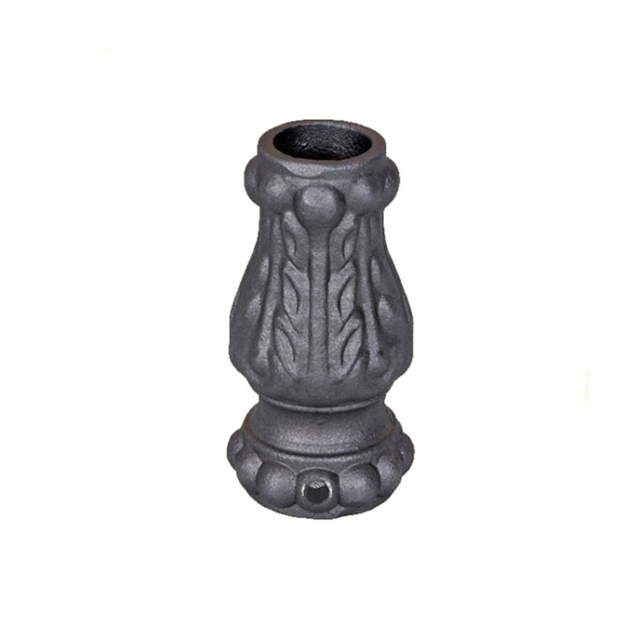 Garniture  courte  nervurée  en fonte avec vis de blocage M5 ø16mm