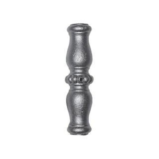 Garnitures haute lisse en fonte avec vis M5 hauteur 135mm ø16mm