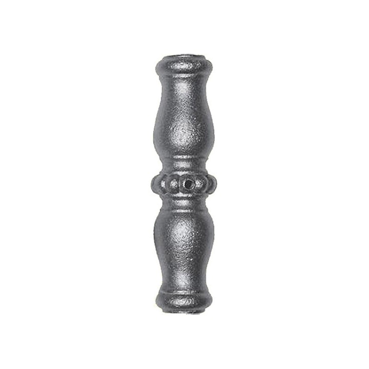 Garnitures haute lisse en fonte avec vis M5 hauteur 135mm ø16mm