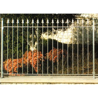 Clôture en fer forgé Roma gamme Linéar hauteur 930 et 1130mm