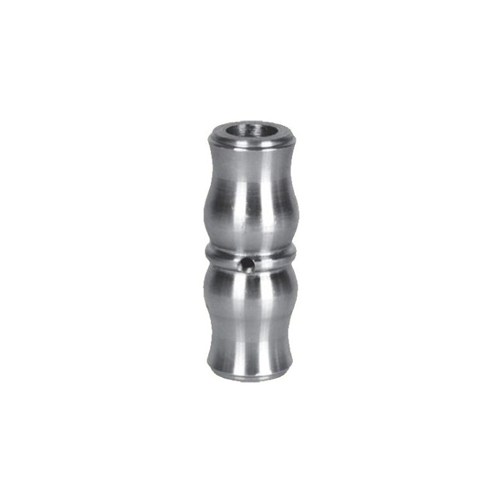 Manchons tournés acier avec vis M5 pour ø14 à 16mm hauteur 70mm