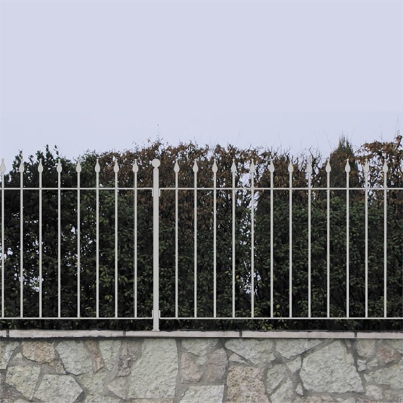 Clôture en fer forgé Arezzo gamme Linéar hauteur 930mm, 1430mm