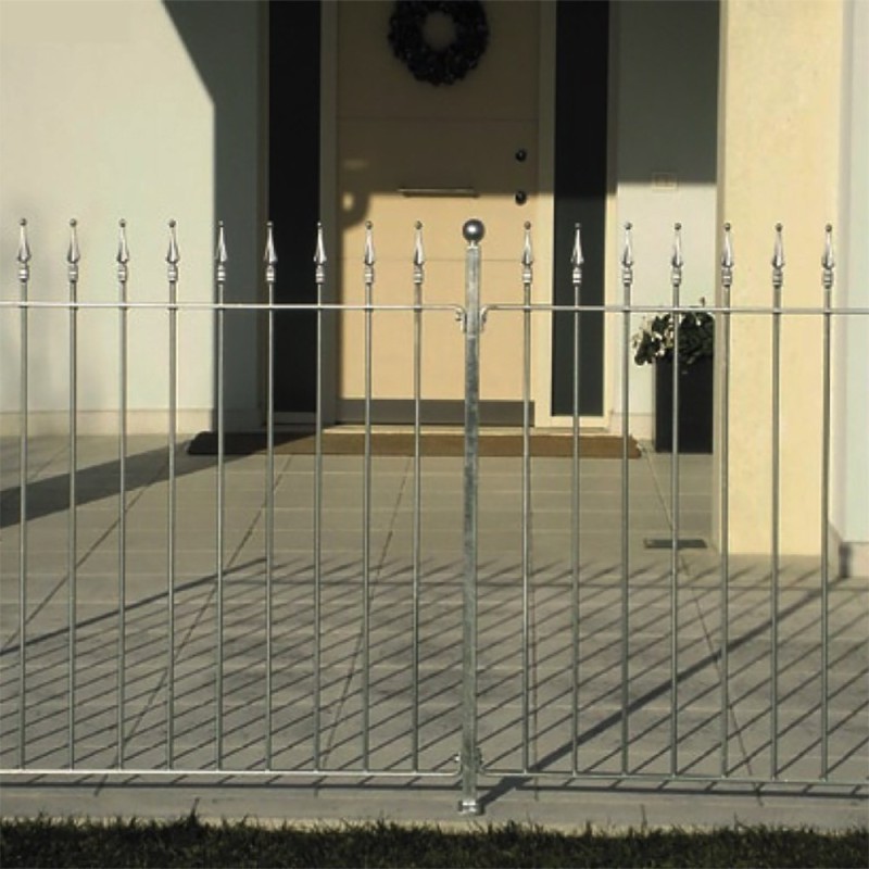 Clôture en fer forgé Capri gamme Linéar hauteur 1130mm x 1970mm