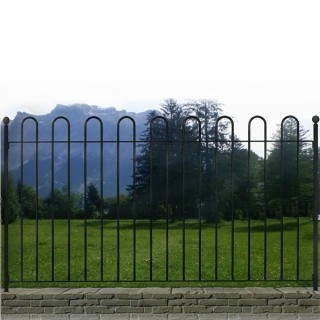 Clôture en fer forgé VERONA gamme Linéar hauteur 1130x2116mm