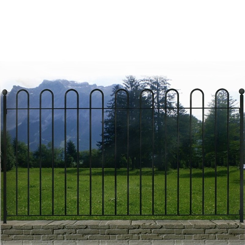 Clôture en fer forgé VERONA gamme Linéar hauteur 1130x2116mm