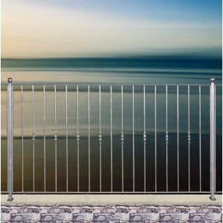 Clôture en fer forgé MARINA gamme Linéar hauteur 1200x1970mm