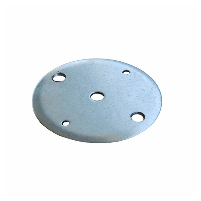 Platine circulaire Ø105mm pour fixation murale des pergolas