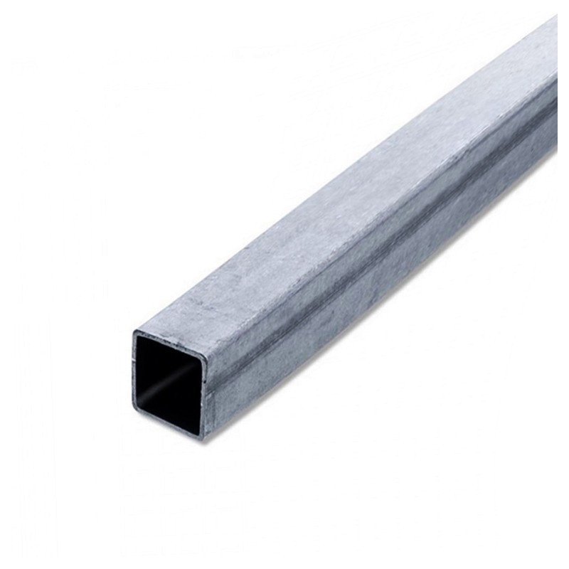 Tubes carrés de 40x40x2mm longueur 3m protection zinzimir