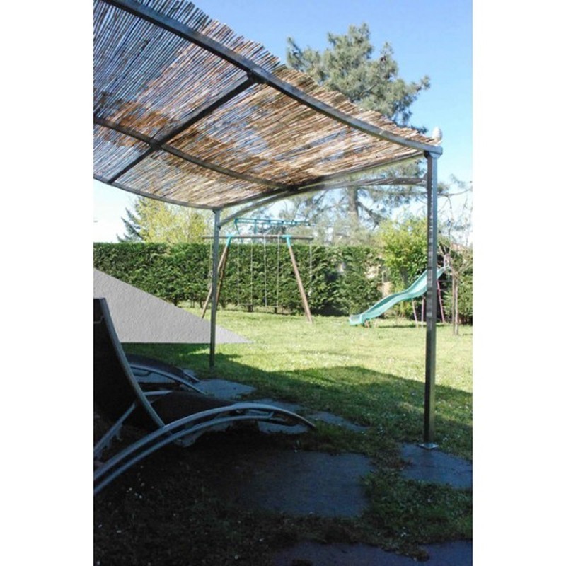 Pergolas tubulaires ALIZEE 3x3m ou 3x6m en kit à monter soi même