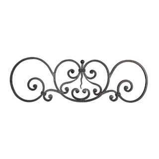 Décor ART DECO en 12x12mm volutes façon noyau 860x270mm