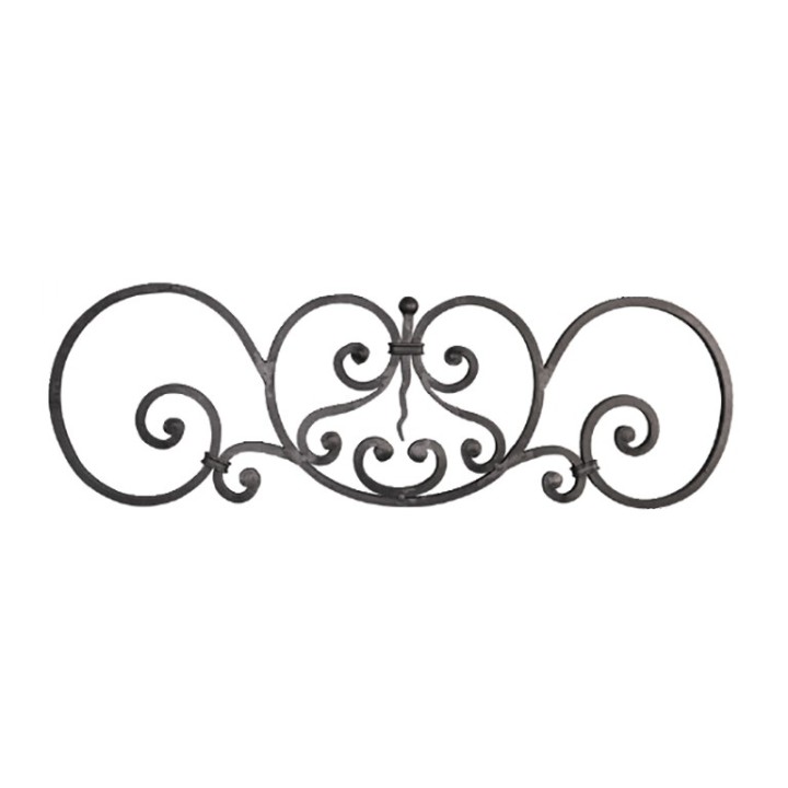 Décor ART DECO en 12x12mm volutes façon noyau 860x270mm