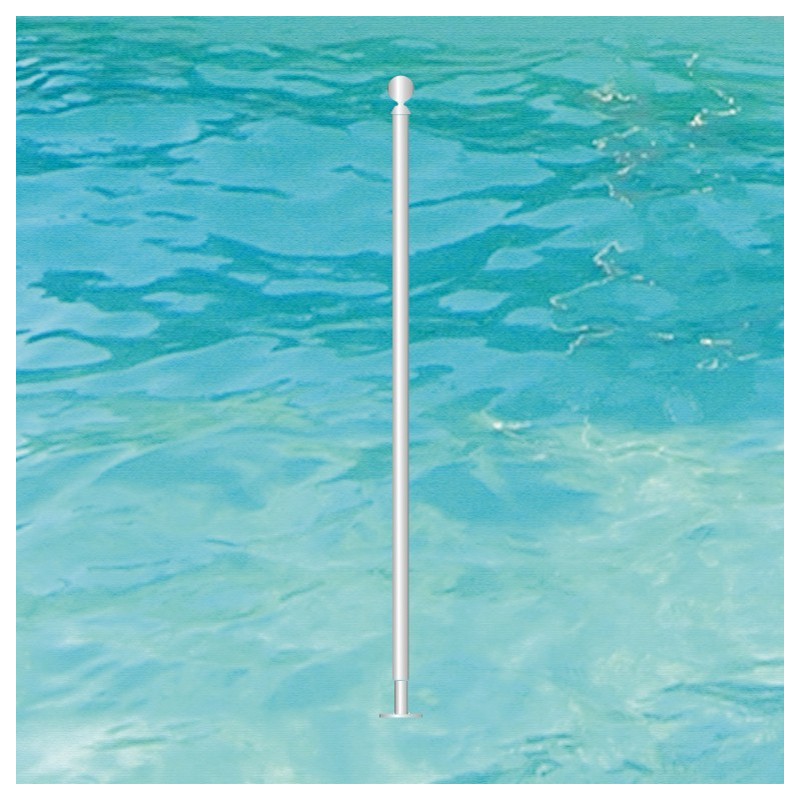 Poteaux à monter soi-ême pour clôtures de piscines en kit