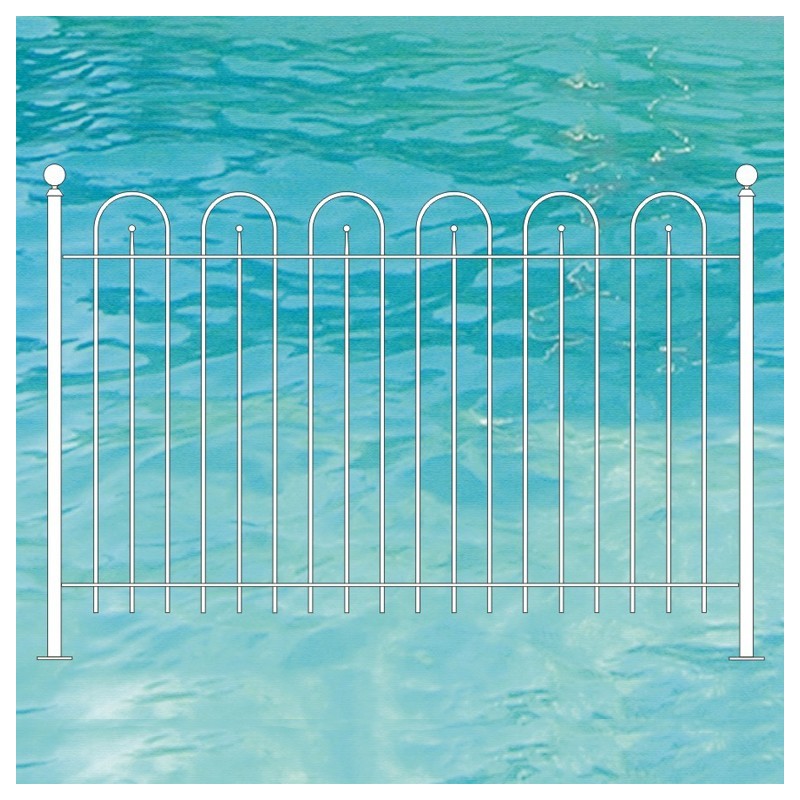 Barrière, clôture de piscine livrées en kit, et à monter soi même