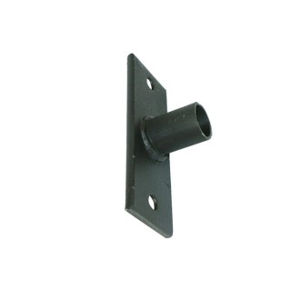 Platine en fer forgé pour fixation latérale clôture en kit sans soudure
