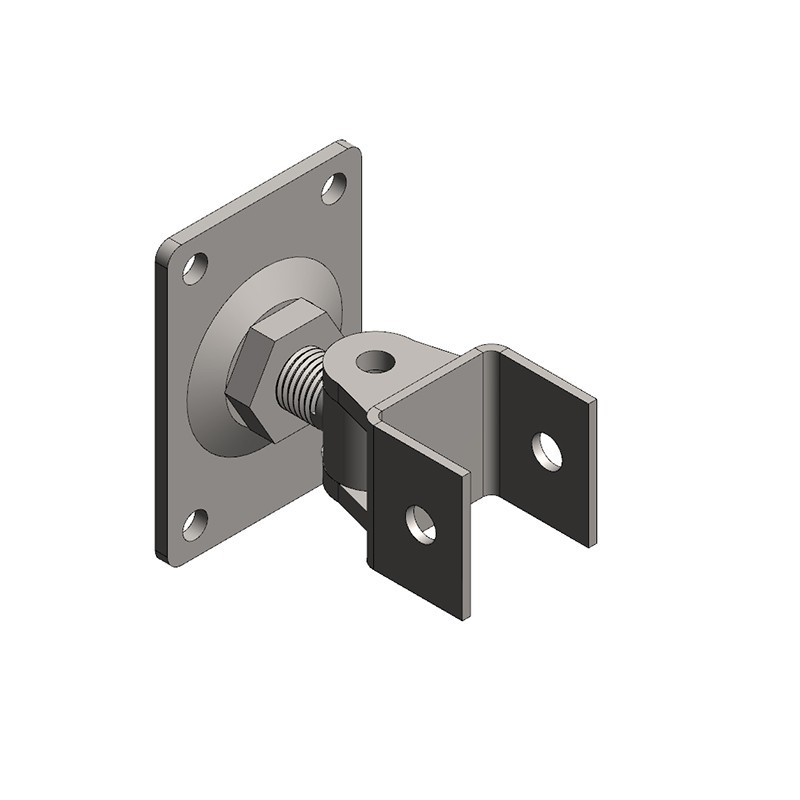 Gond M20 à fixer avec plaque 100x100mm pour portillon cancelli