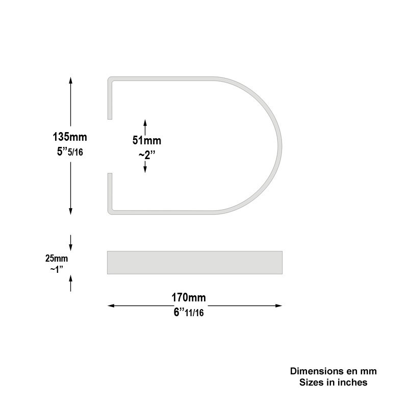 Anneau de protection de gond de portail cancelli