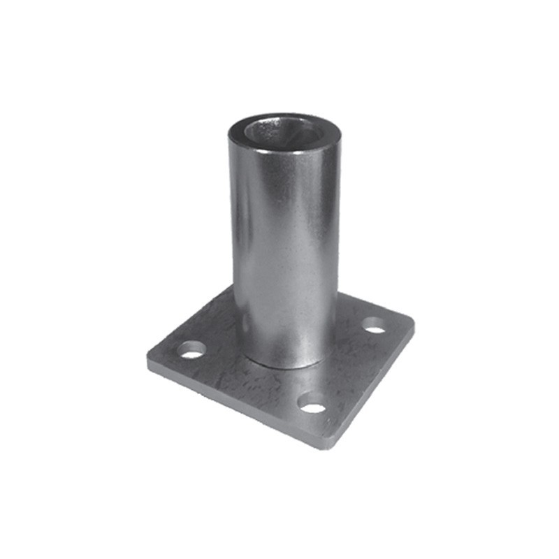 Pivot galvanisé à bille de portail cancelli à fixation au sol à sceller