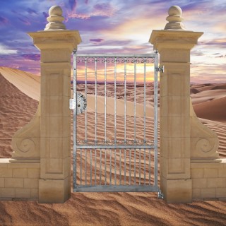 Portillons GEA 1100mm 14x14mm ouverture droite ou gauche